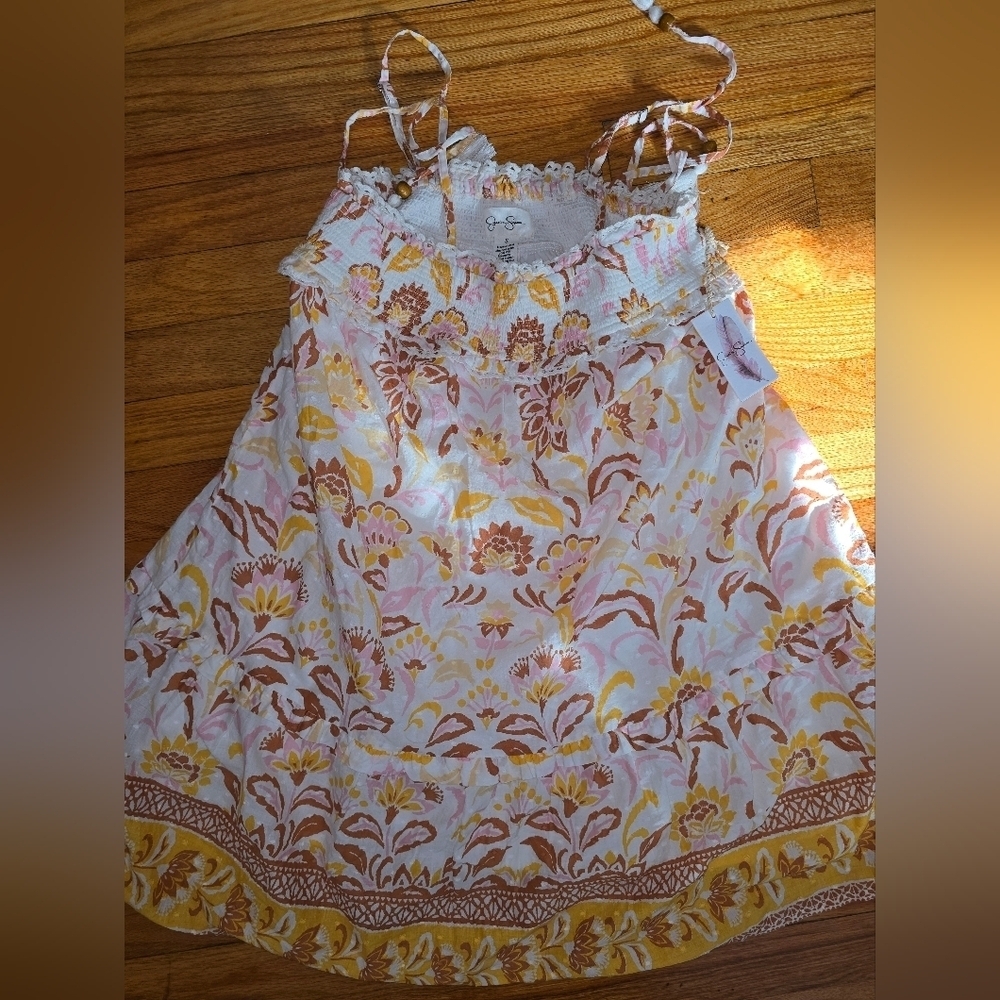 Jessica Simpson Yellow and White Floral Top - Picture 4 of 7